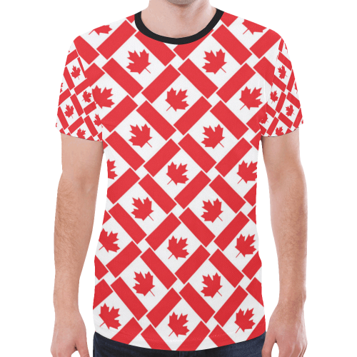 Canada Flag Seamless T shirt - Vibe Hoodie Shop