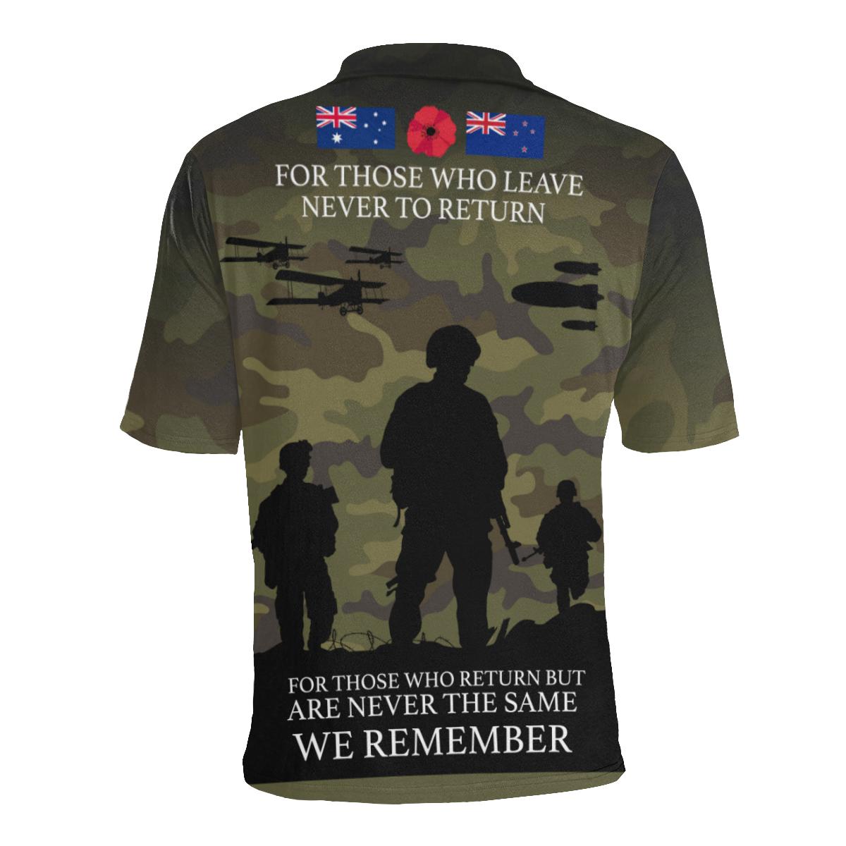 Polo Shirt - ANZAC Shirt Lest We Forget Ver05 - Unisex - Vibe Hoodie Shop