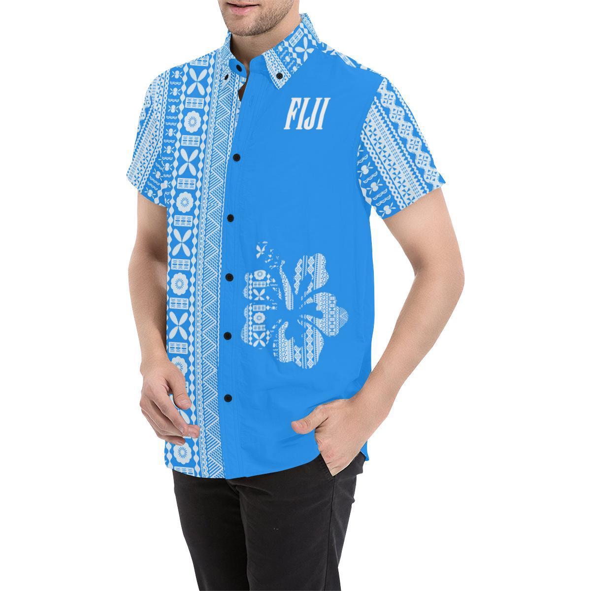 Fiji Tapa Short Sleeve Shirt - Vibe Hoodie Shop