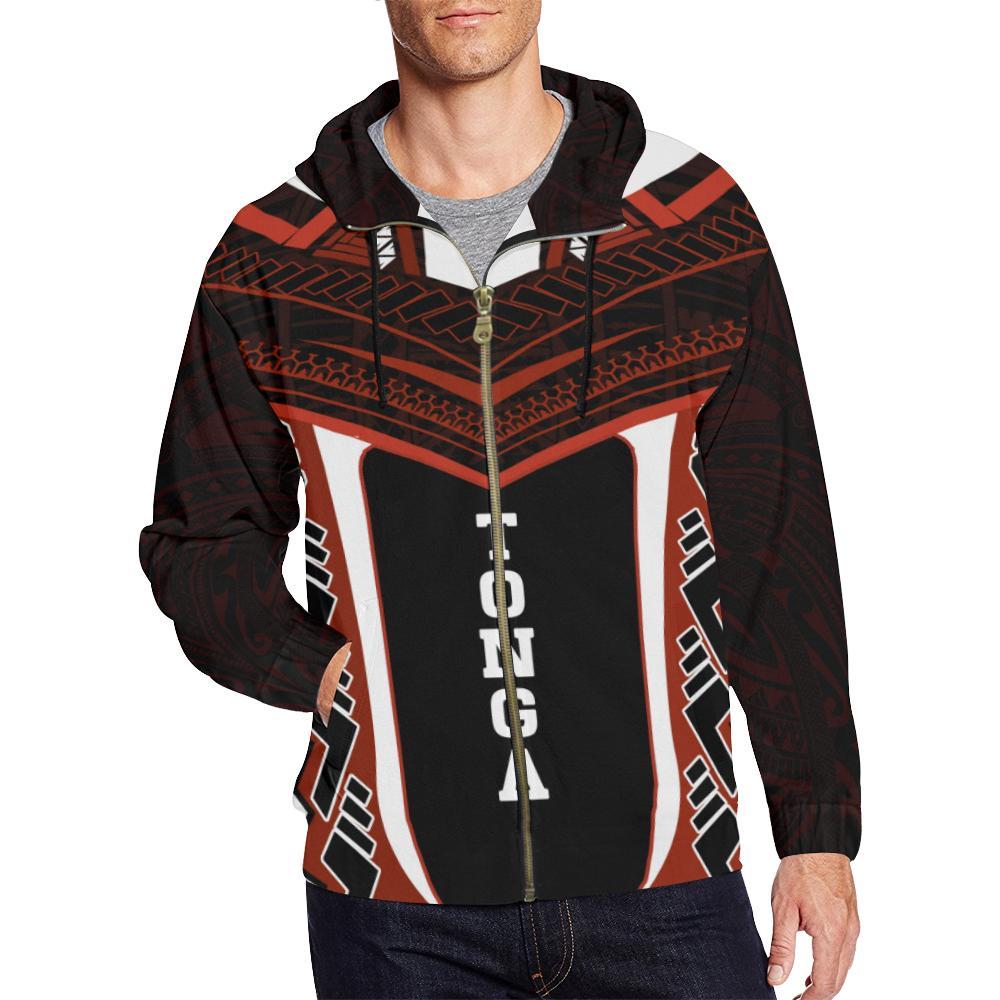 Zip Up Hoodie Tonga New Polynesian Style - Vibe Hoodie Shop