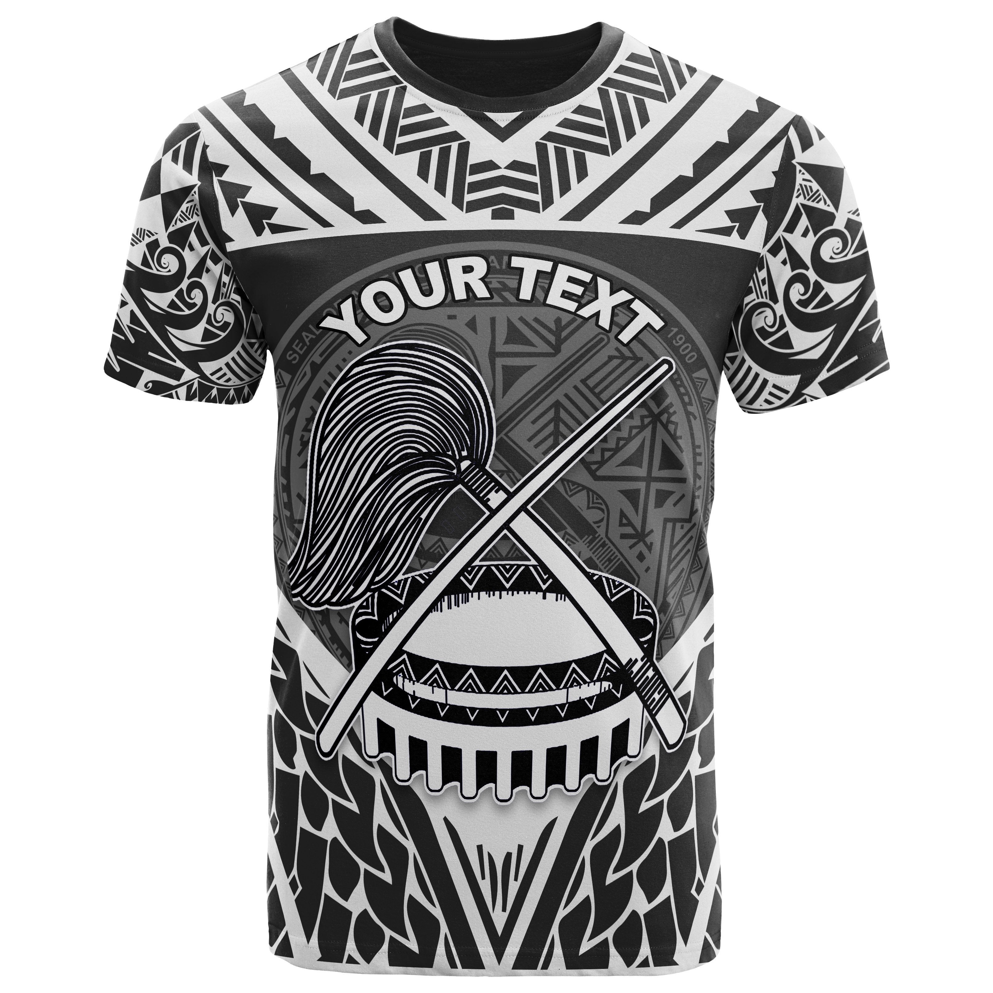 Vibe Hoodie American Samoa T shirt - Unique Eagle Feather Texture Black - Vibe Hoodie Shop