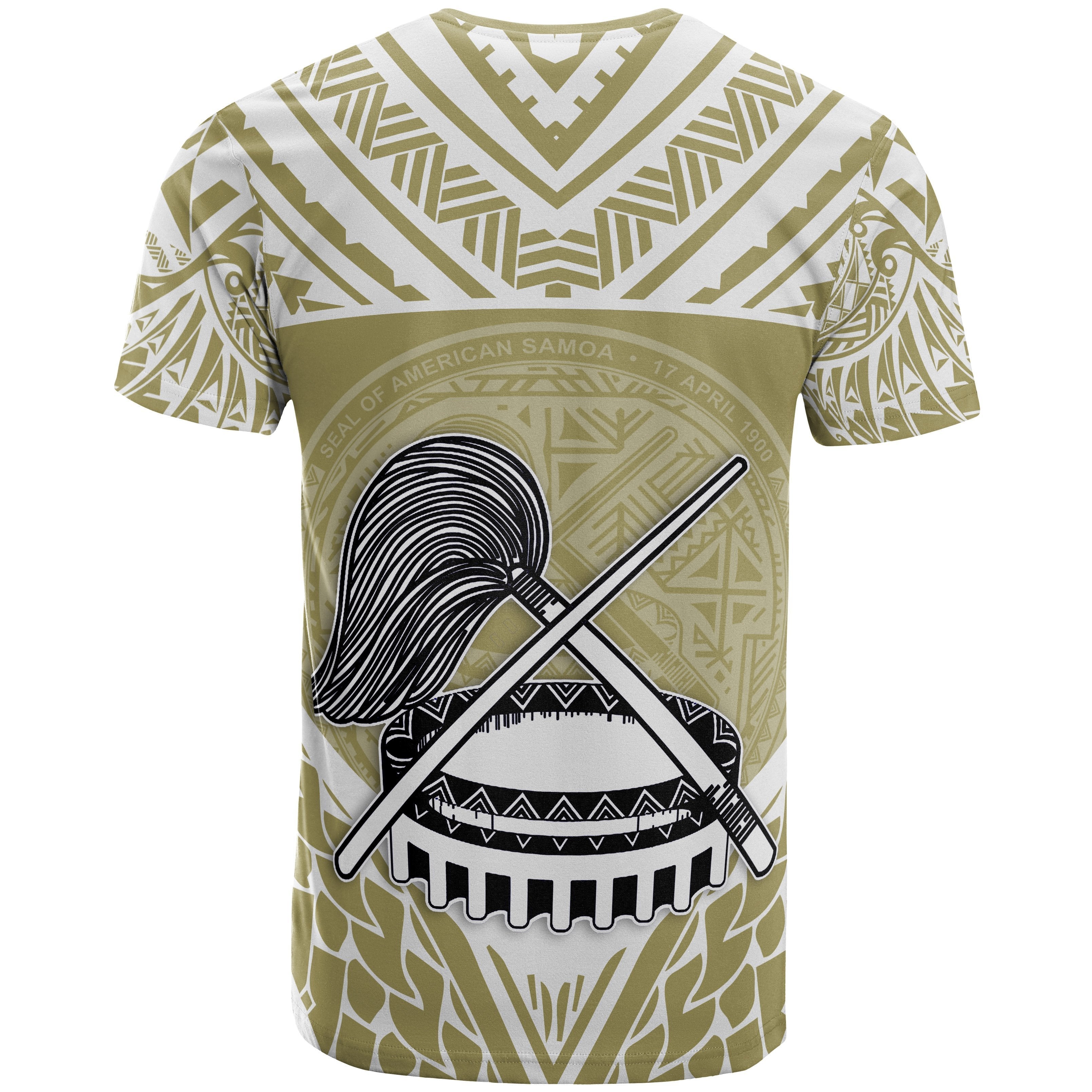 Vibe Hoodie American Samoa T shirt - Unique Eagle Feather Texture Yellow - Vibe Hoodie Shop