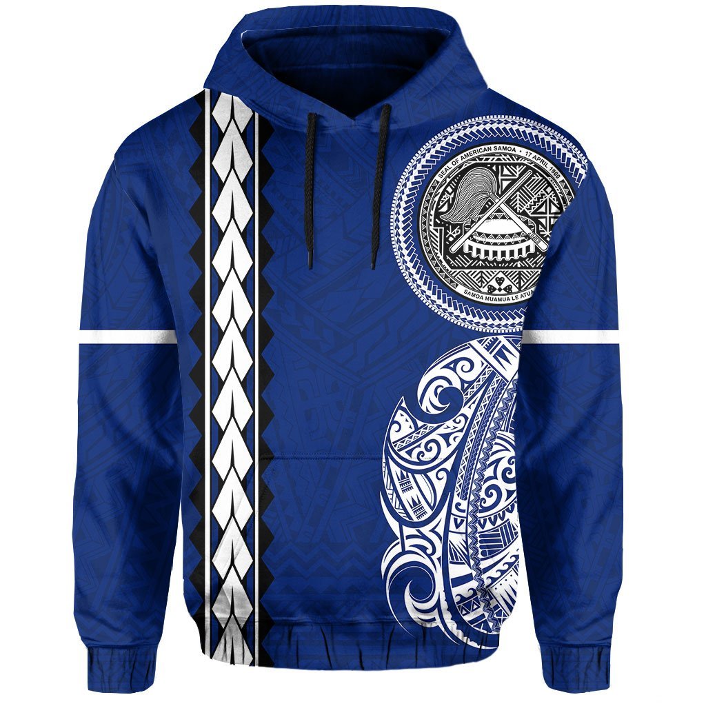 American Samoa Hoodie - Polynesian Coat Of Arms - Vibe Hoodie Shop