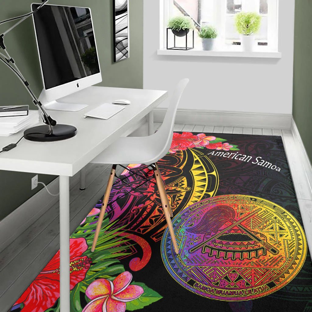 American Samoa Area Rug - Tropical Hippie Style - Vibe Hoodie Shop