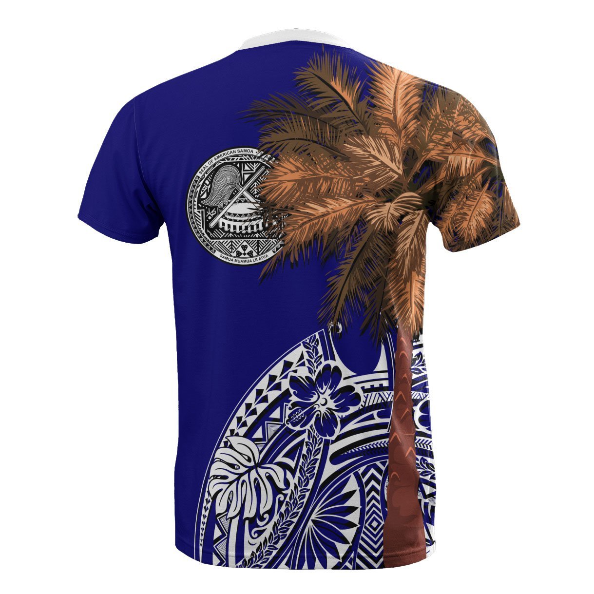 Vibe Hoodie American Samoa All T shirt - Polynesian Palm Tree Flag - Vibe Hoodie Shop