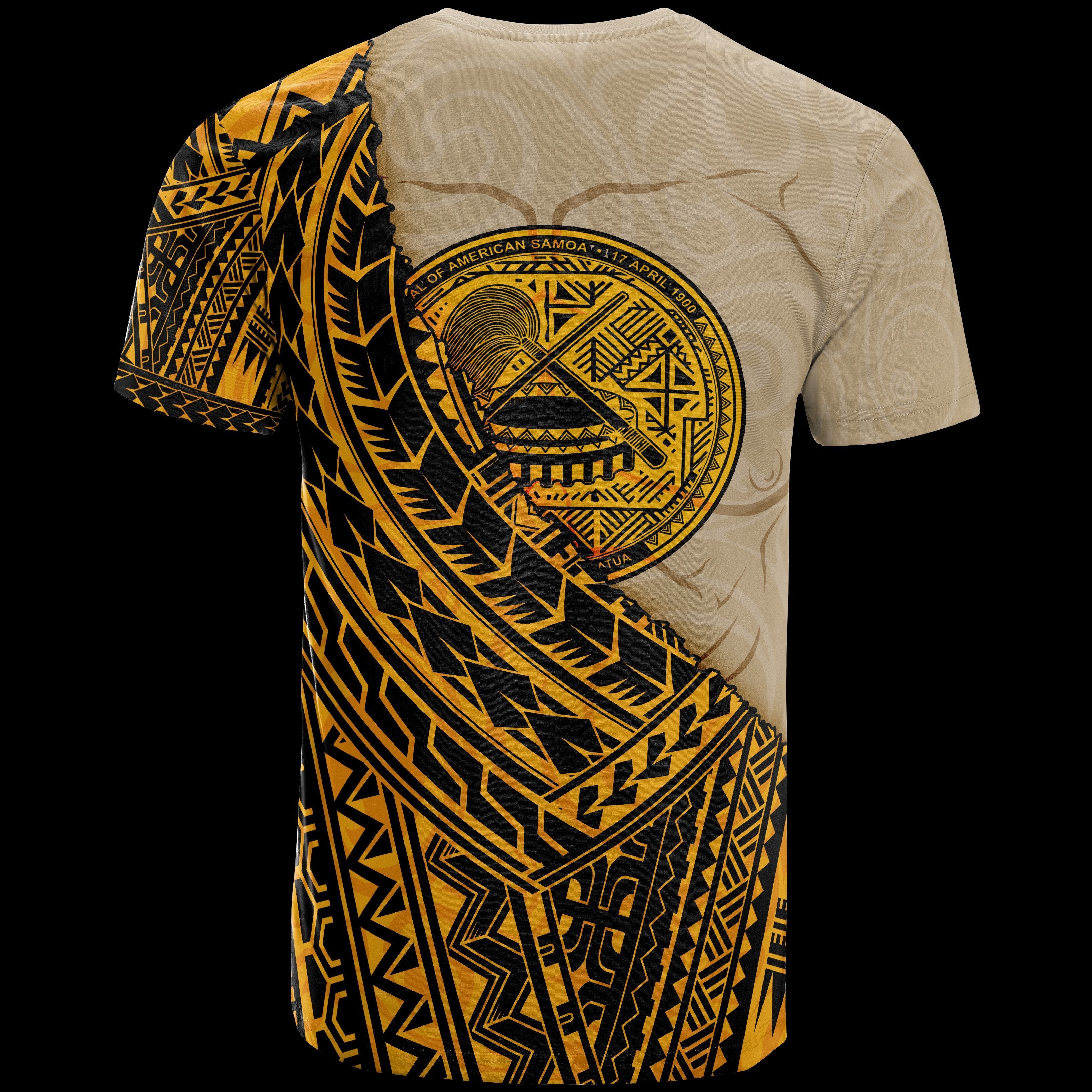 Vibe Hoodie American Samoa Custom Personalised T shirt - Polynesian Wild Style - Vibe Hoodie Shop