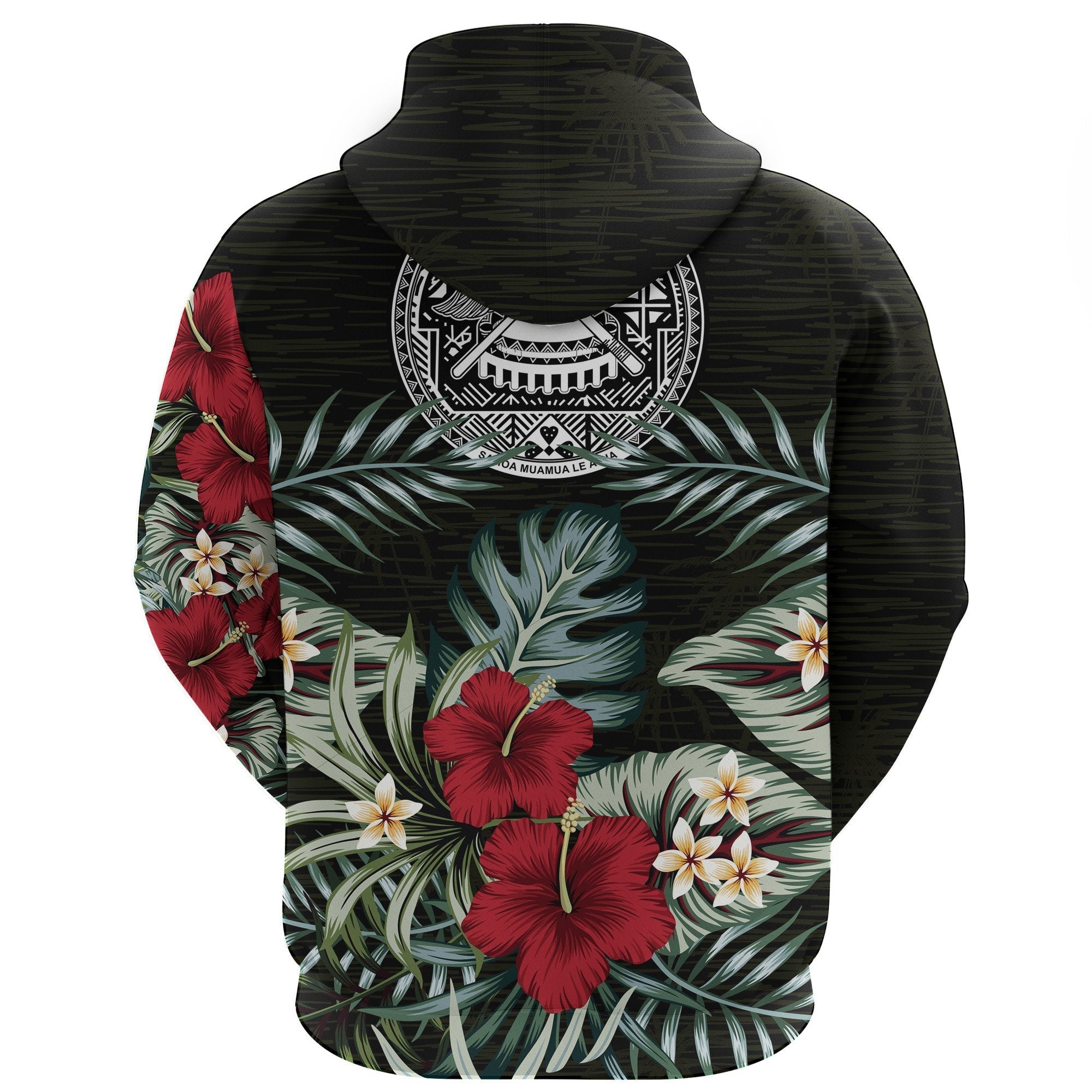 American Samoa Hibiscus Hoodie - Vibe Hoodie Shop