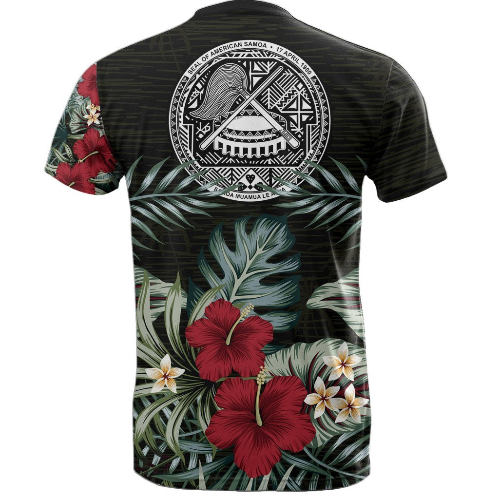 American Samoa Hibiscus T shirt - Vibe Hoodie Shop