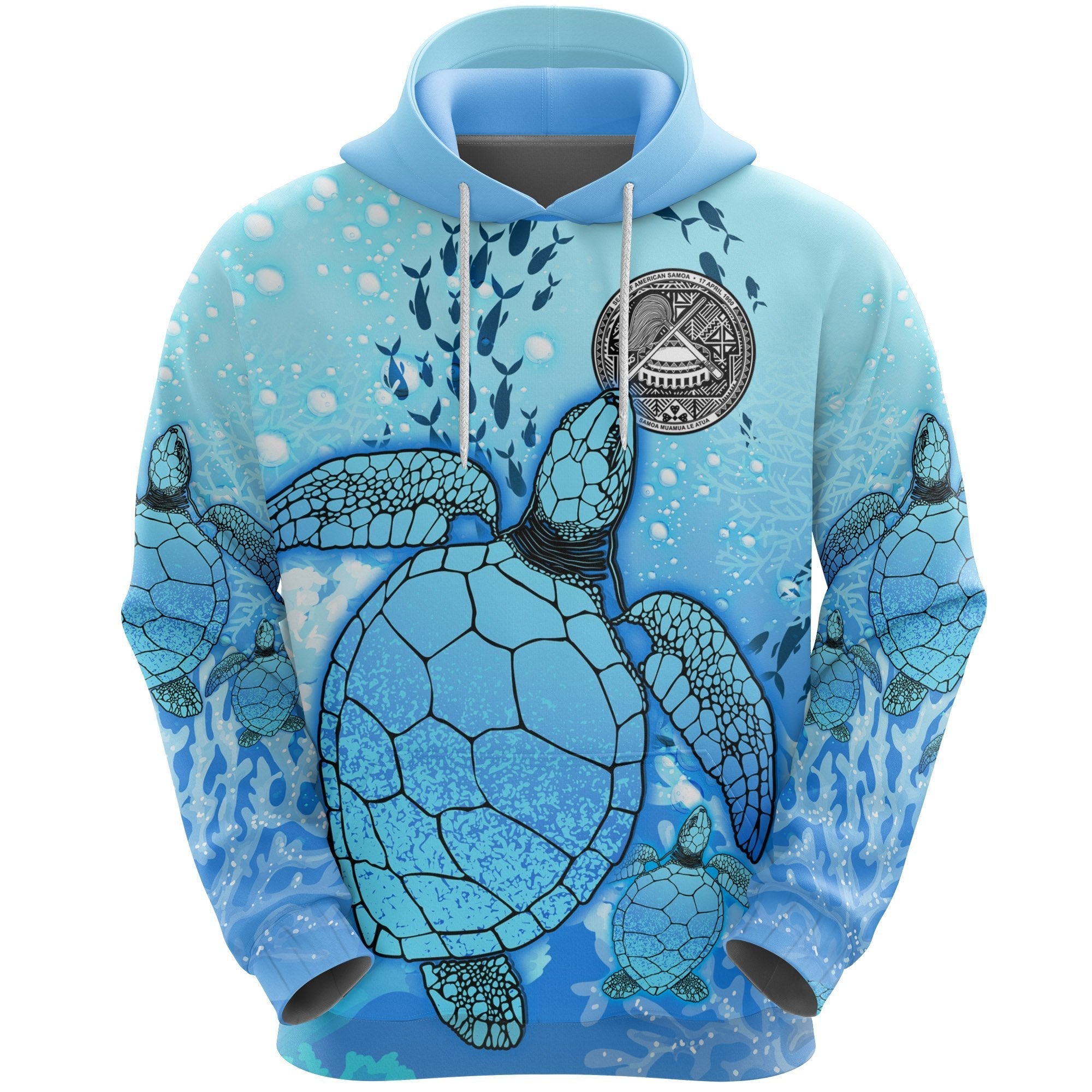 American Samoa Hoodie Ocean Life (Women's/Men's) - Vibe Hoodie Shop