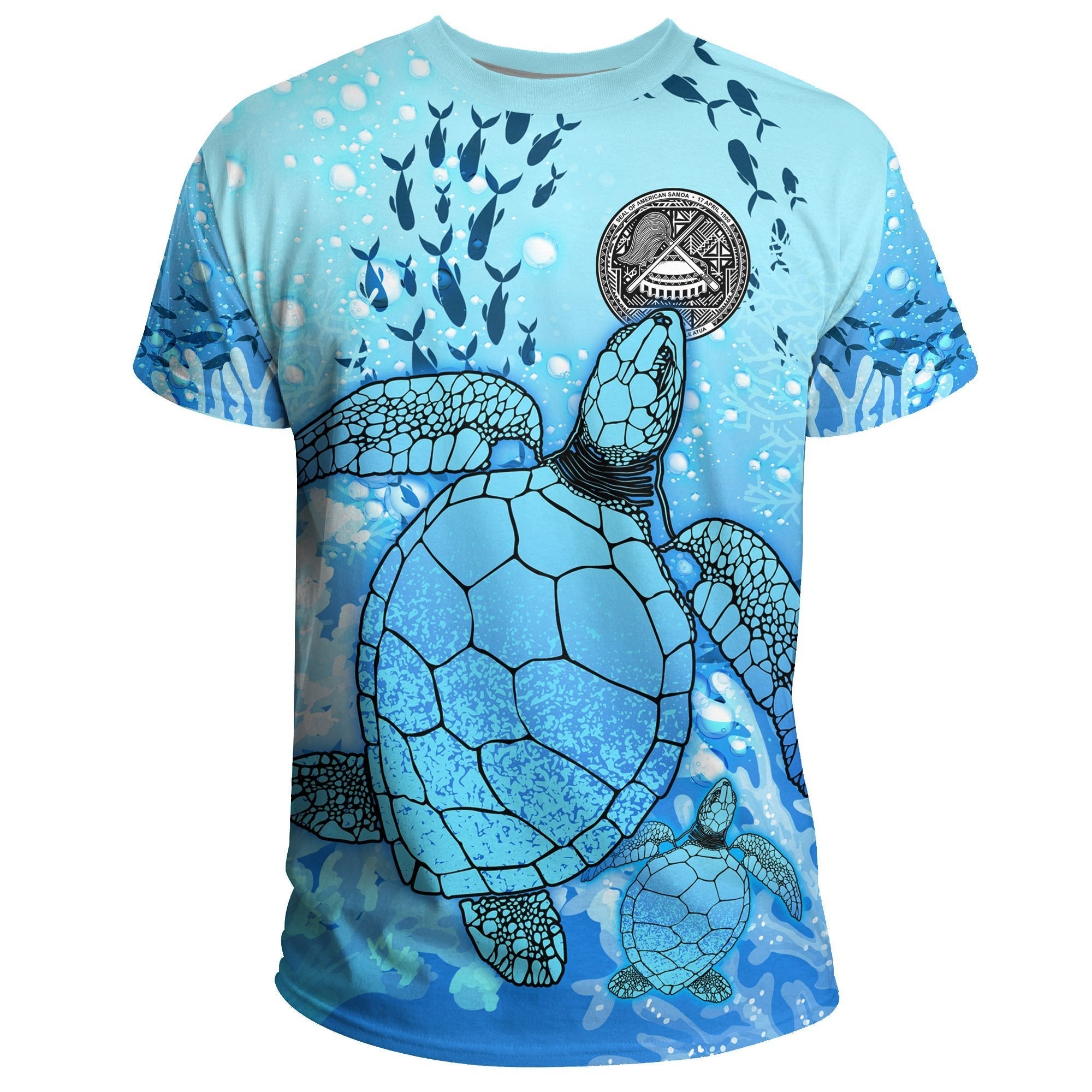 American Samoa T shirt Ocean Life (Women's/Men's) - Vibe Hoodie Shop