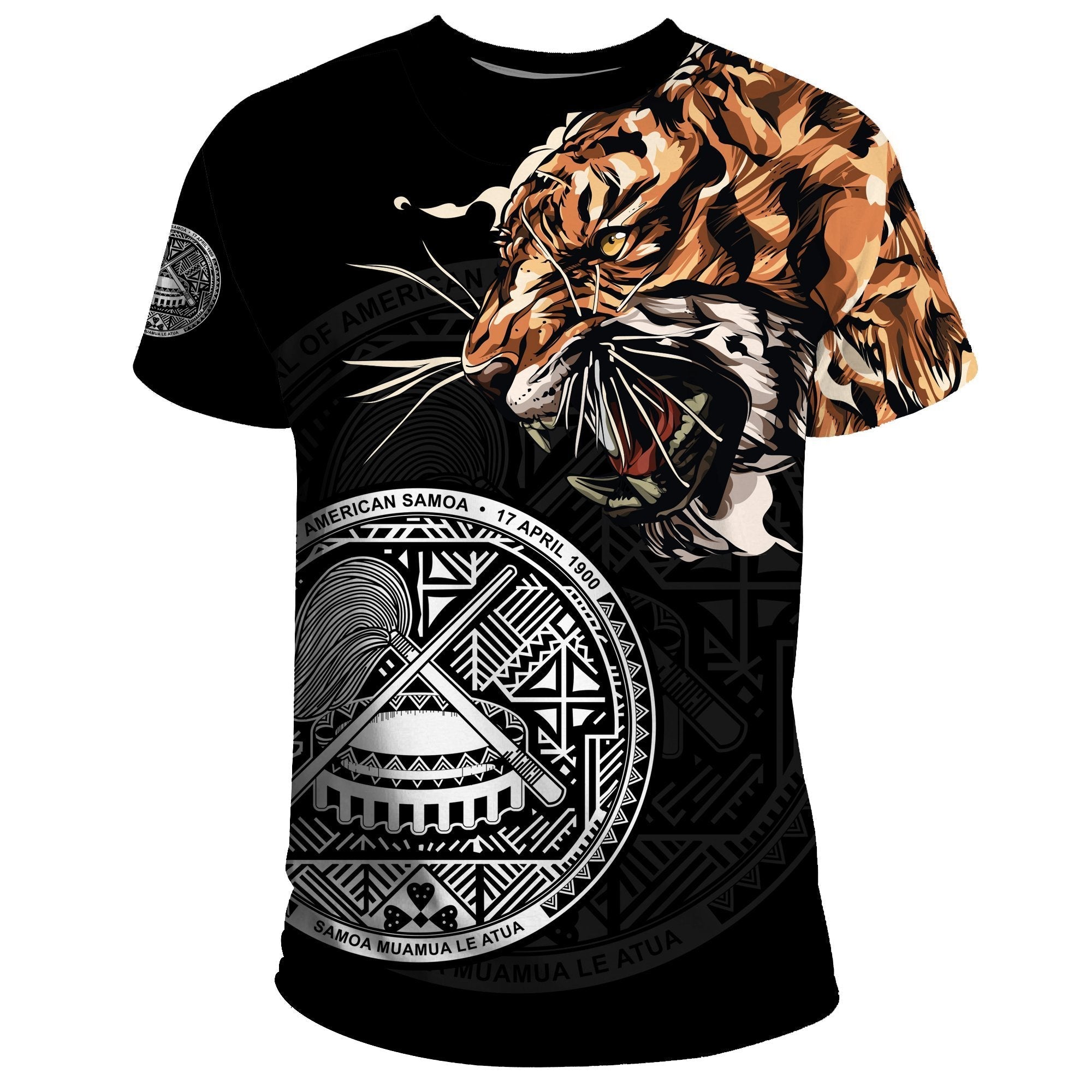 American Samoa T shirt Tiger - Special Version - Vibe Hoodie Shop