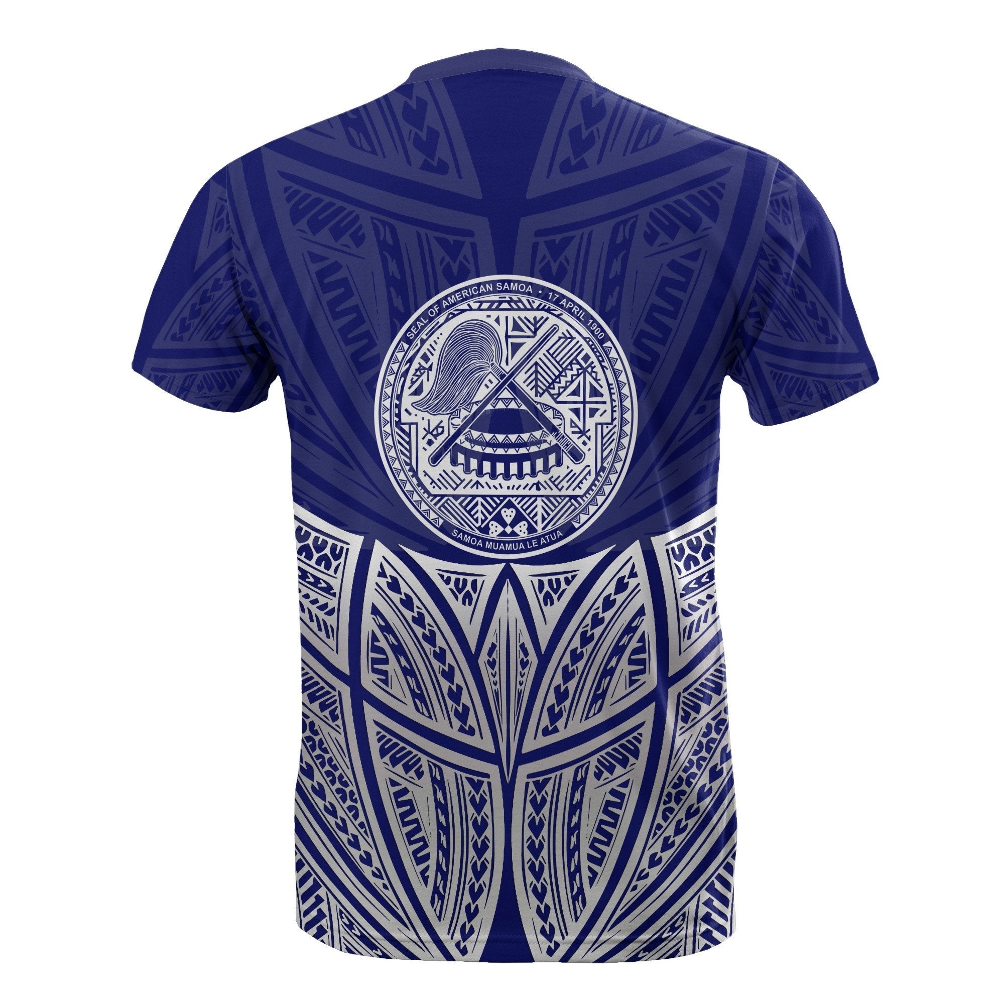 Vibe Hoodie American Samoa Polynesian T shirt Blue Pride Map And Seal - Vibe Hoodie Shop