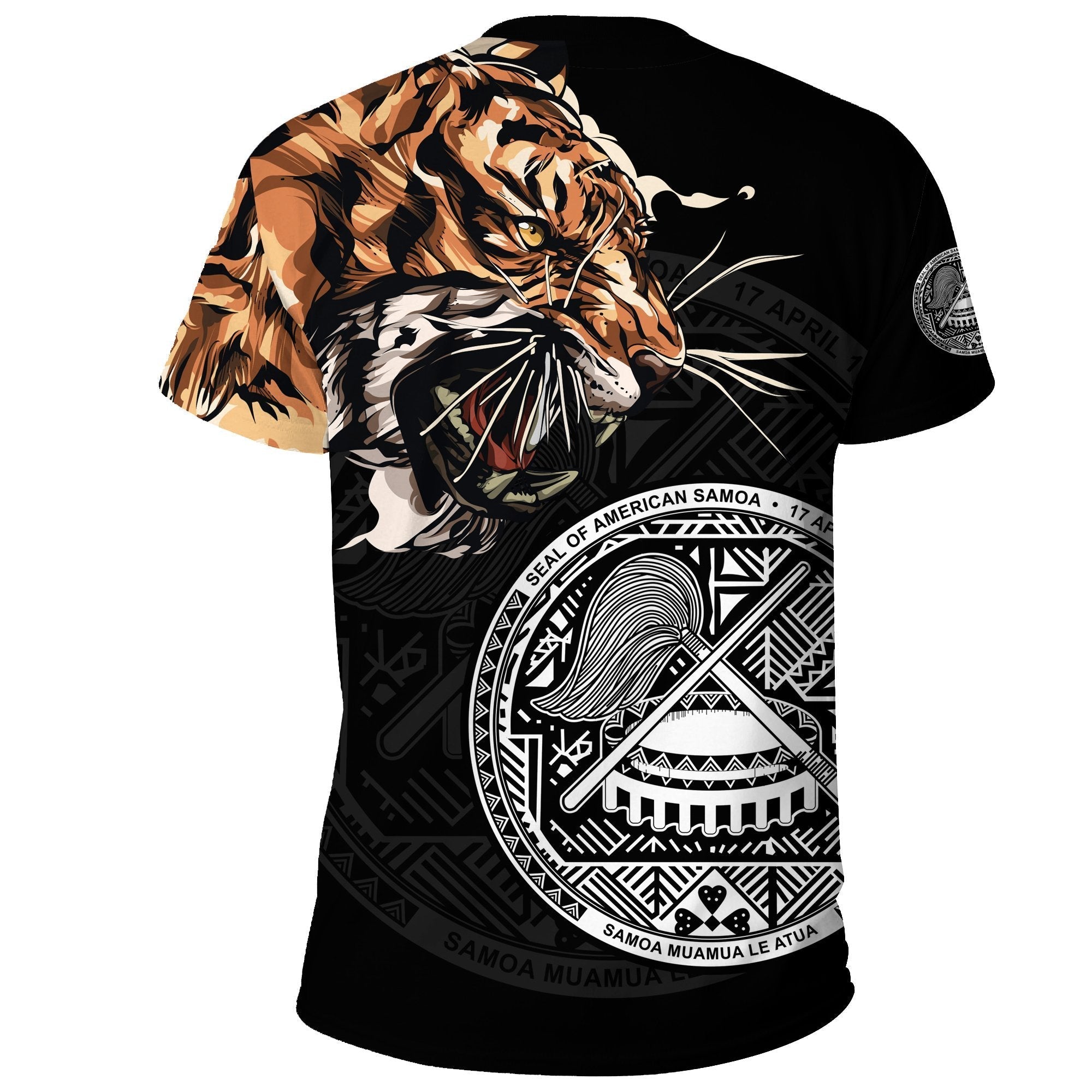 American Samoa T shirt Tiger - Special Version - Vibe Hoodie Shop