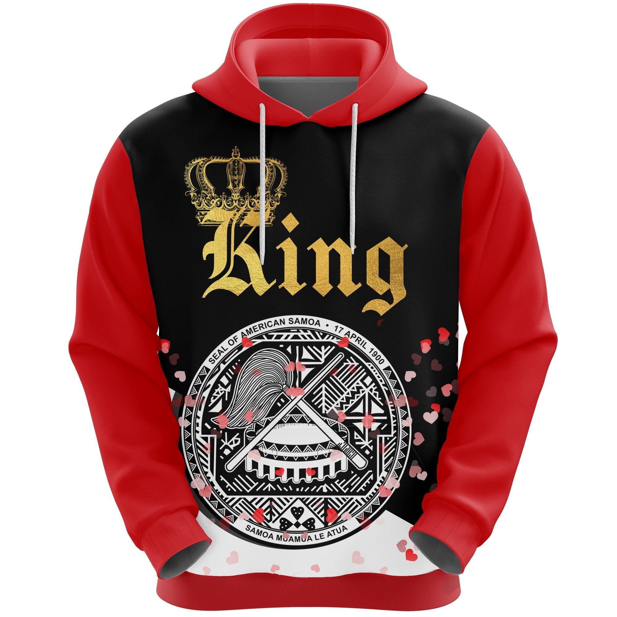 American Samoa King (Valentine Hoodie) - Vibe Hoodie Shop