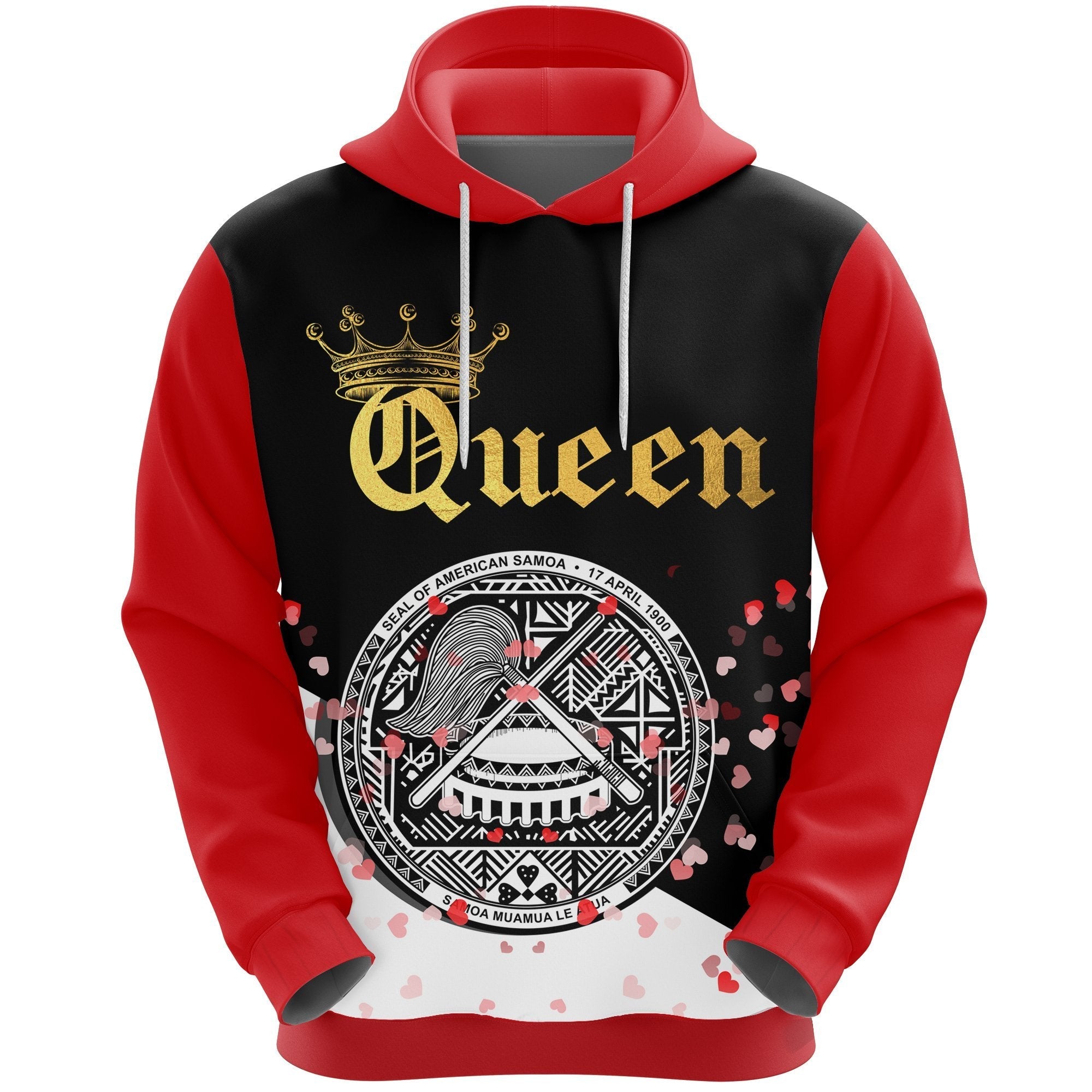 American Samoa Queen (Valentine Hoodie) - Vibe Hoodie Shop