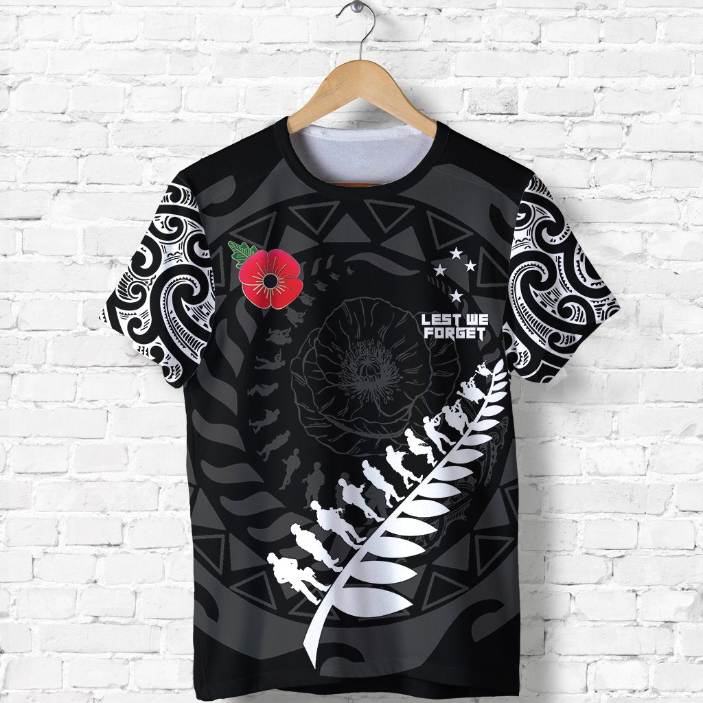 ANZAC Tattoo New Zealand T shirt, Lest We ForgeT shirts - Vibe Hoodie Shop