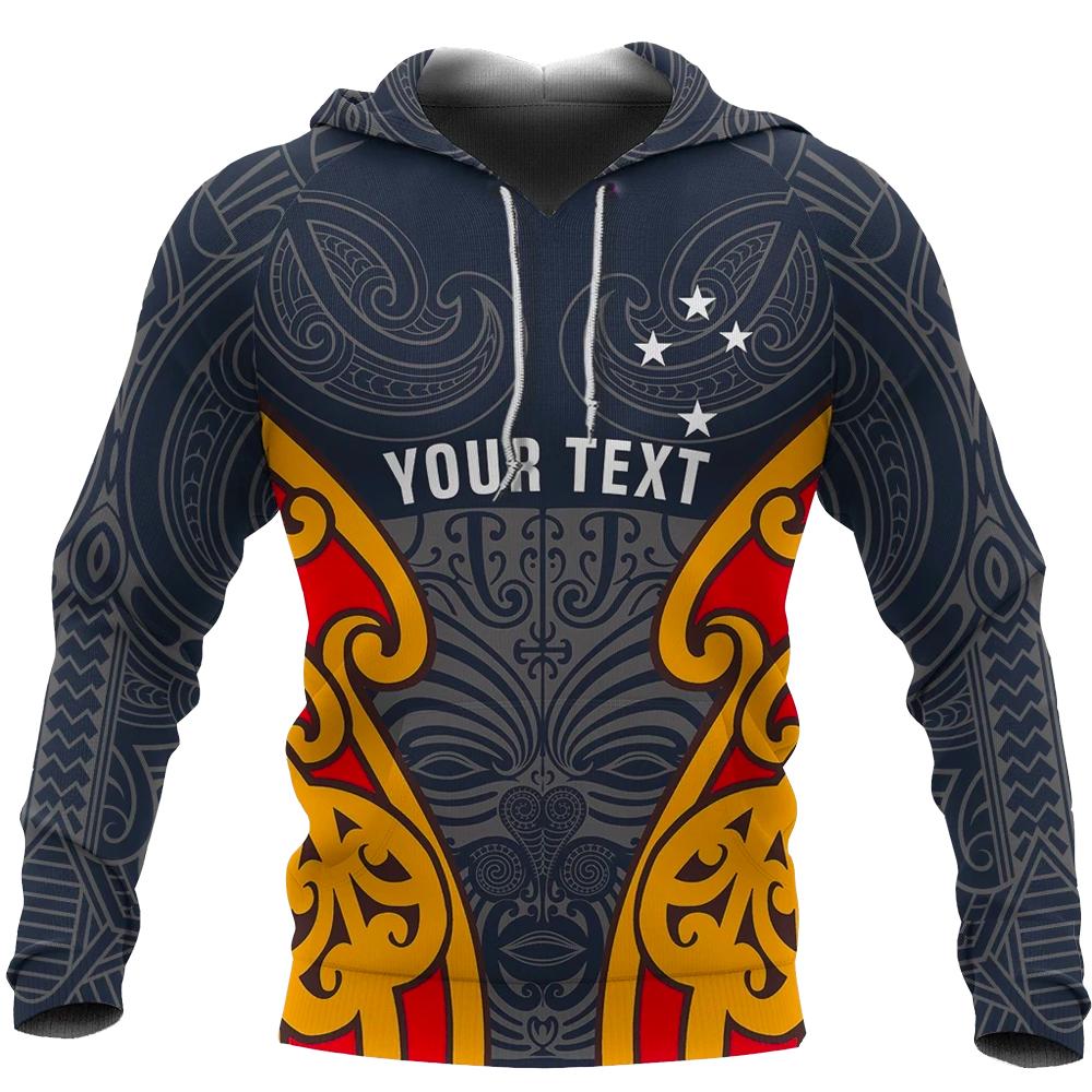 New Zealand Maori Hoodie, Aotearoa Moko Pullover Hoodie - Vibe Hoodie Shop