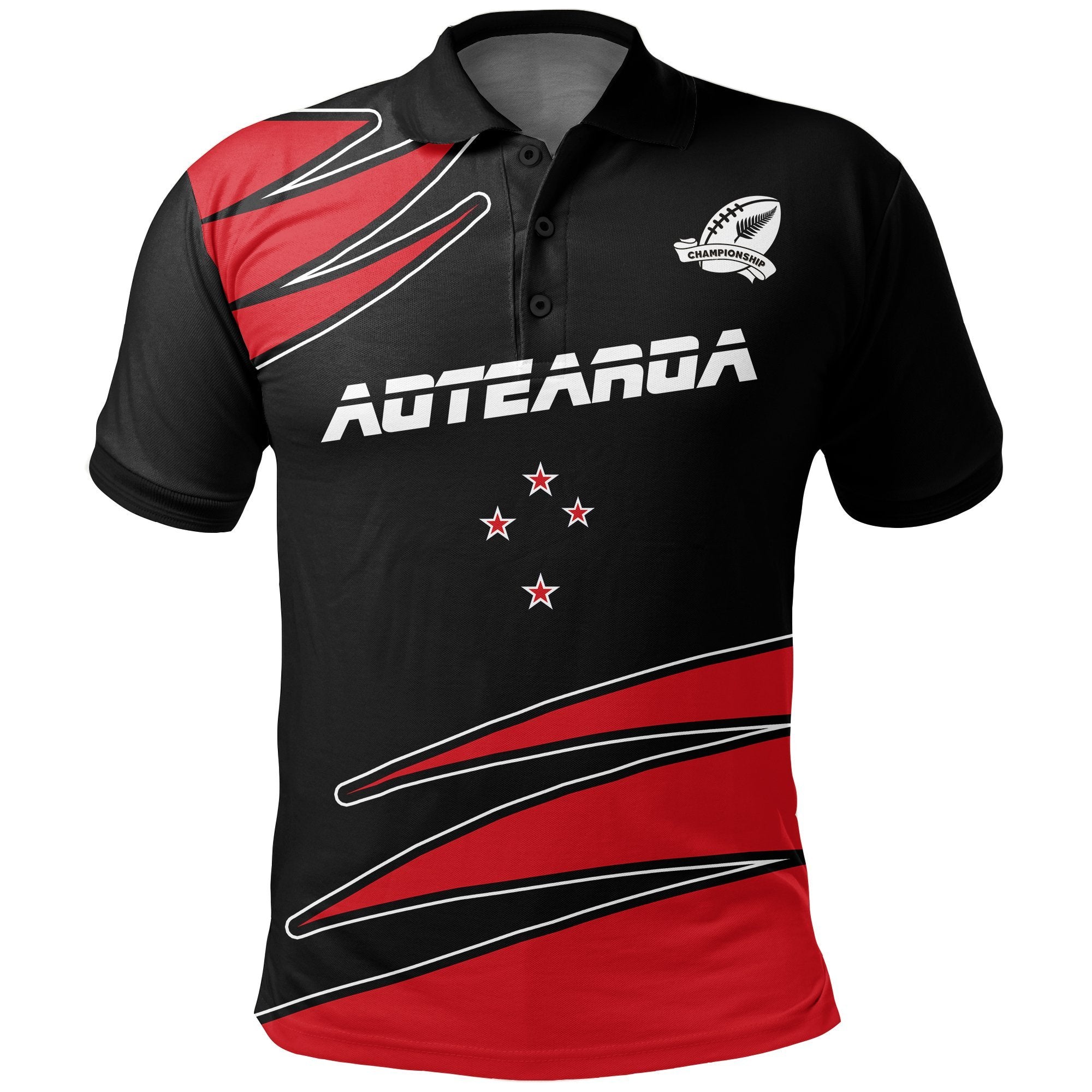 New Zealand Polo Shirt, Rugby Golf Shirts - Vibe Hoodie Shop