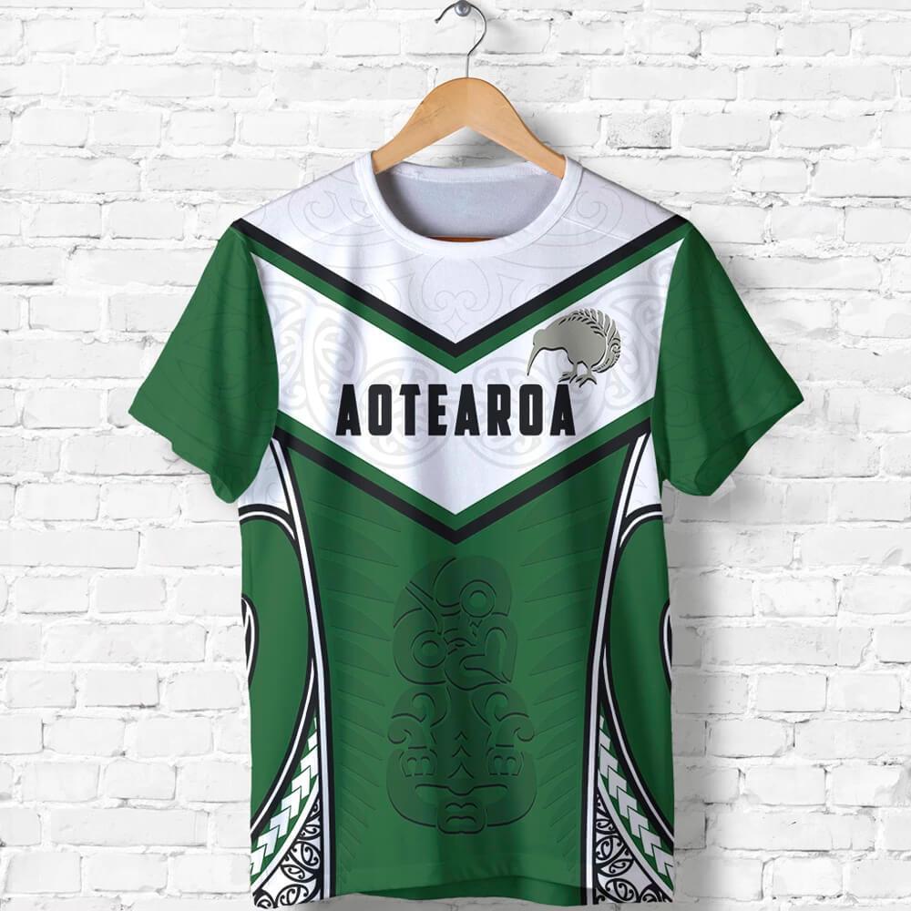 New Zealand Rugby Shirt, Aotearoa Hei Tiki Maori Rugby T shirt - Vibe Hoodie Shop