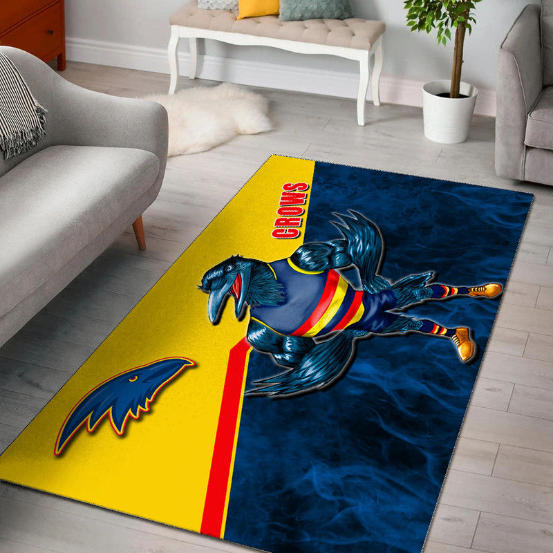 AFL Area Rug- Crows Fire Style - Vibe Hoodie Shop