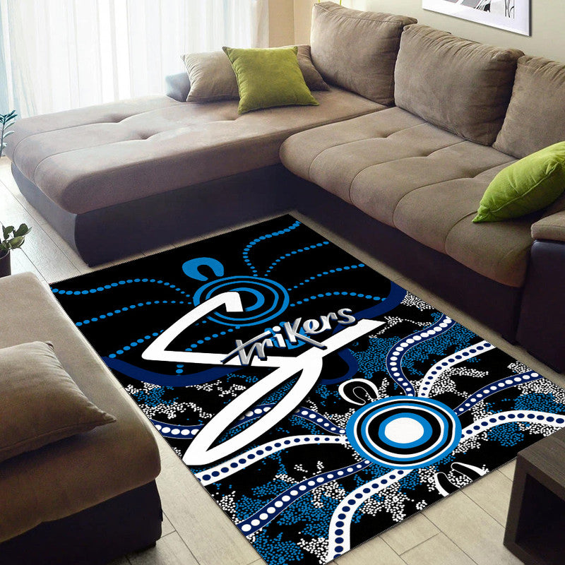 Adelaide Strikers Area Rug Cricket Dot Aboriginal - Vibe Hoodie Shop