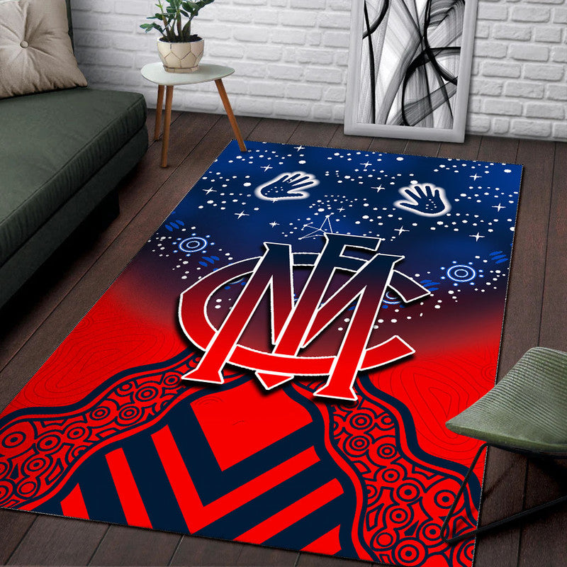 Melbourne Demons Area Rug 2022 - Vibe Hoodie Shop