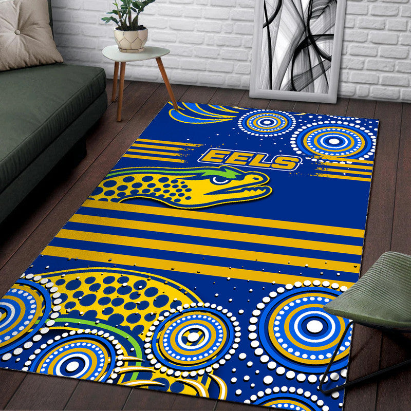 Eels Rugby Champions 2022 Area Rug - Vibe Hoodie Shop