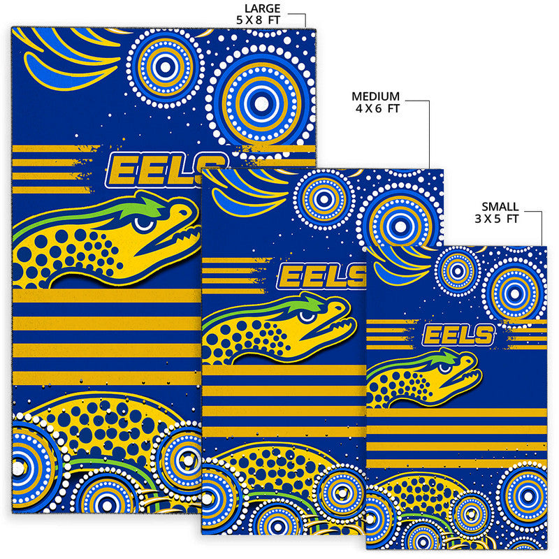 Eels Rugby Champions 2022 Area Rug - Vibe Hoodie Shop