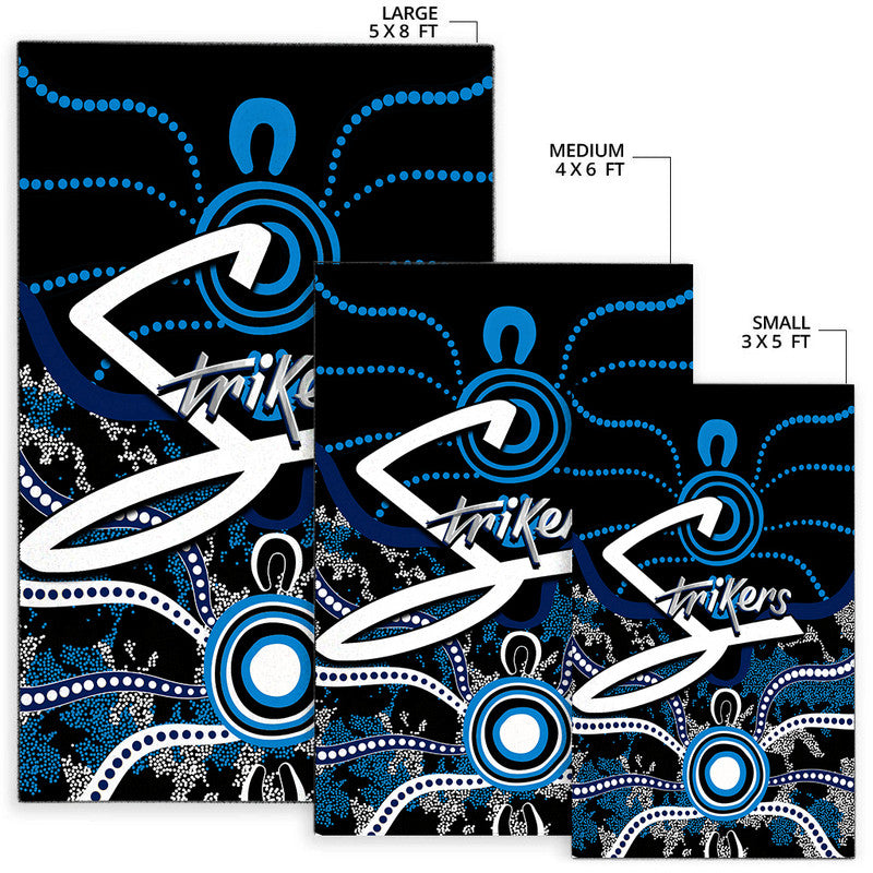 Adelaide Strikers Area Rug Cricket Dot Aboriginal - Vibe Hoodie Shop