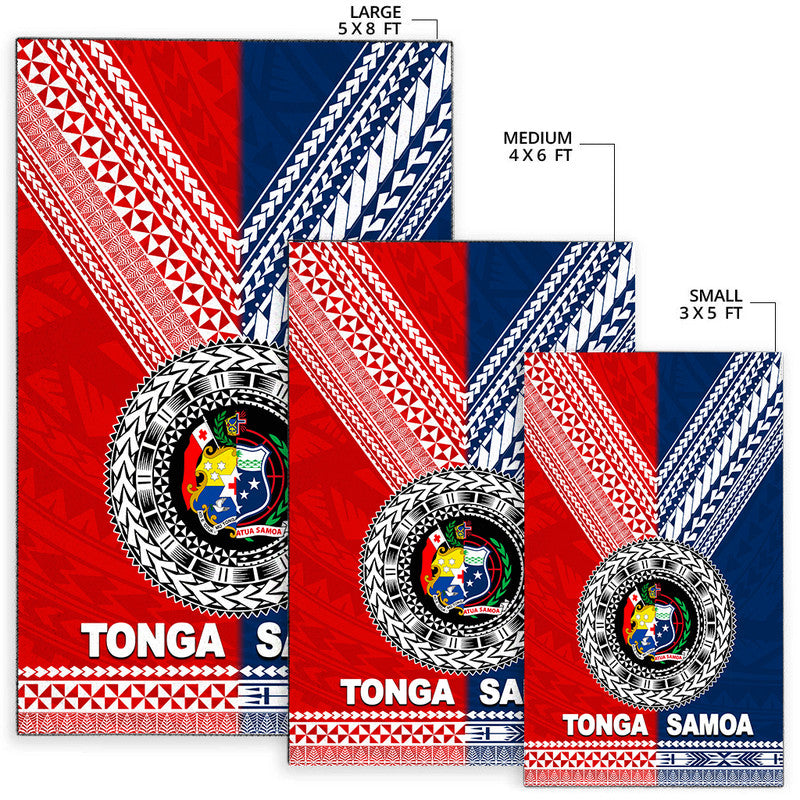 Tonga And Samoa TokoUso Polynesian Area Rug - Vibe Hoodie Shop