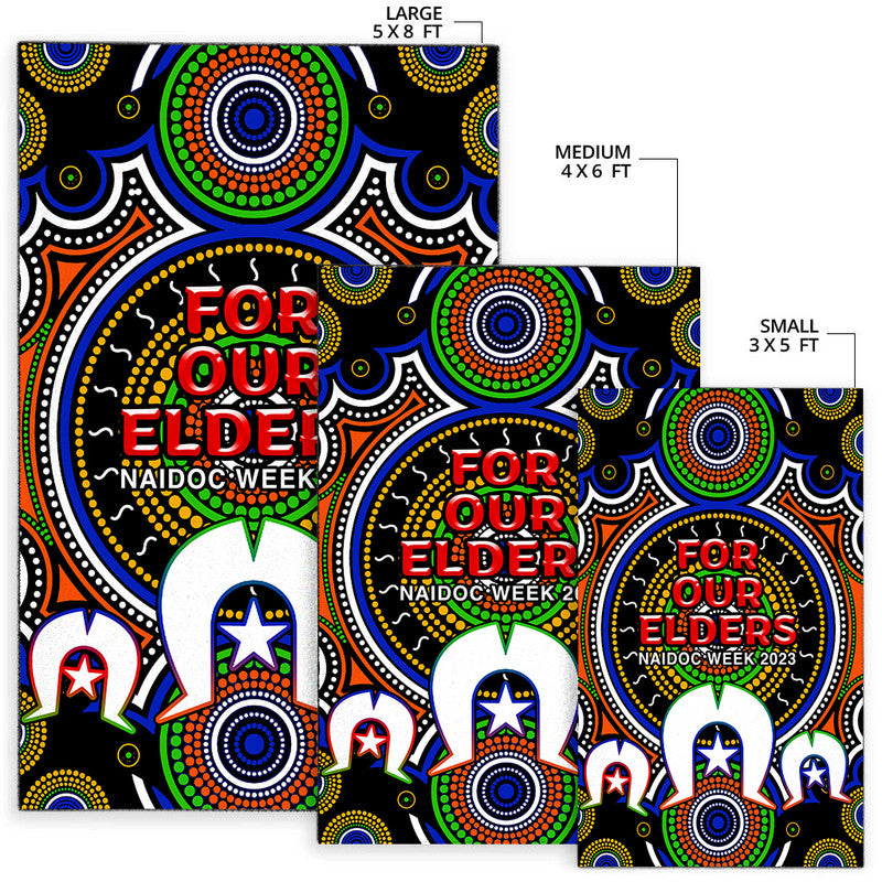 NAIDOC Week For Our Elders- Area Rug - Vibe Hoodie Shop