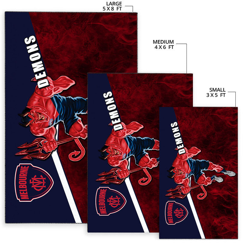 AFL Area Rug- Demons Fire Style - Vibe Hoodie Shop