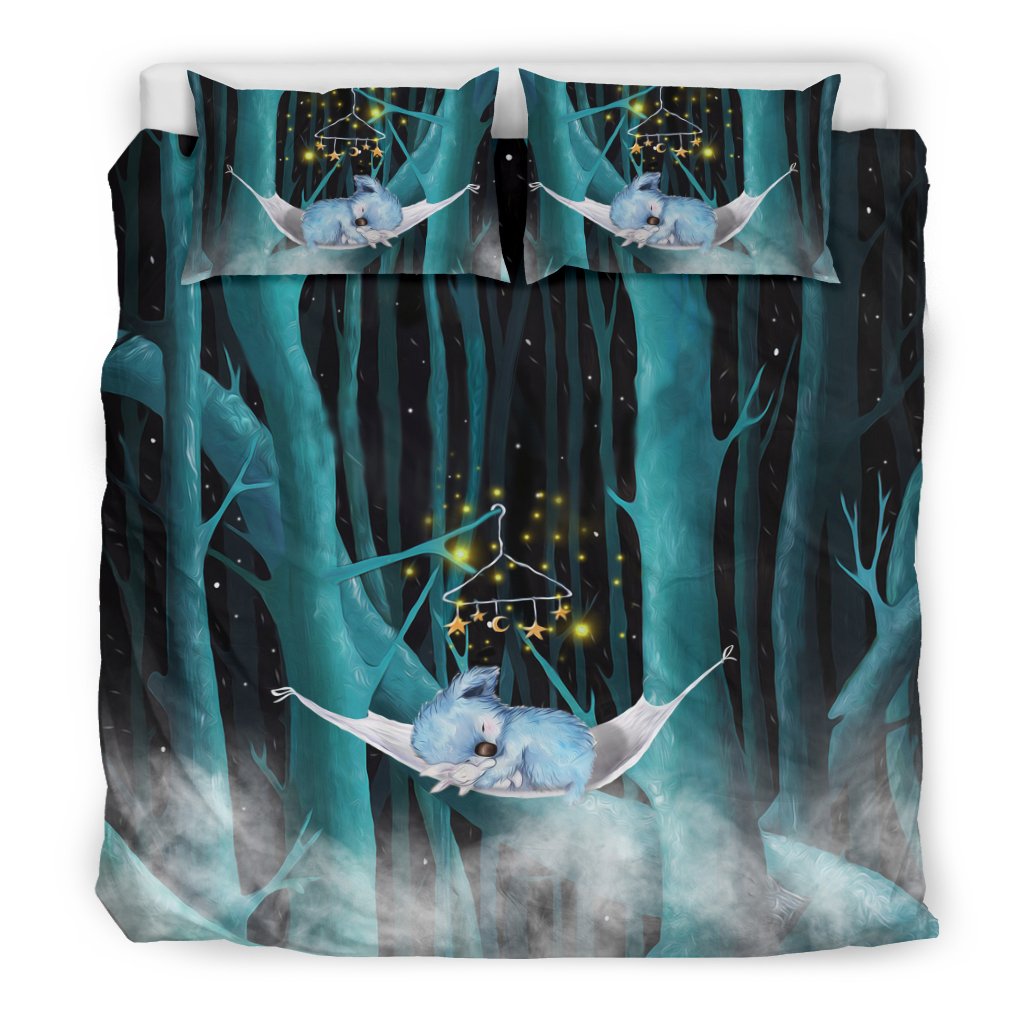 Bedding Sets - Koala Bed Sleeping In Forest Mysteria Sets - Vibe Hoodie Shop