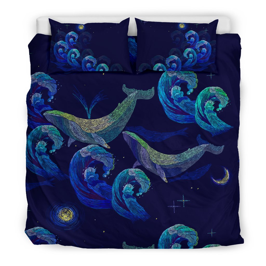 Australia Bedding Sets - Blue Whale Bed Ocean Painting Sets - Vibe Hoodie Shop