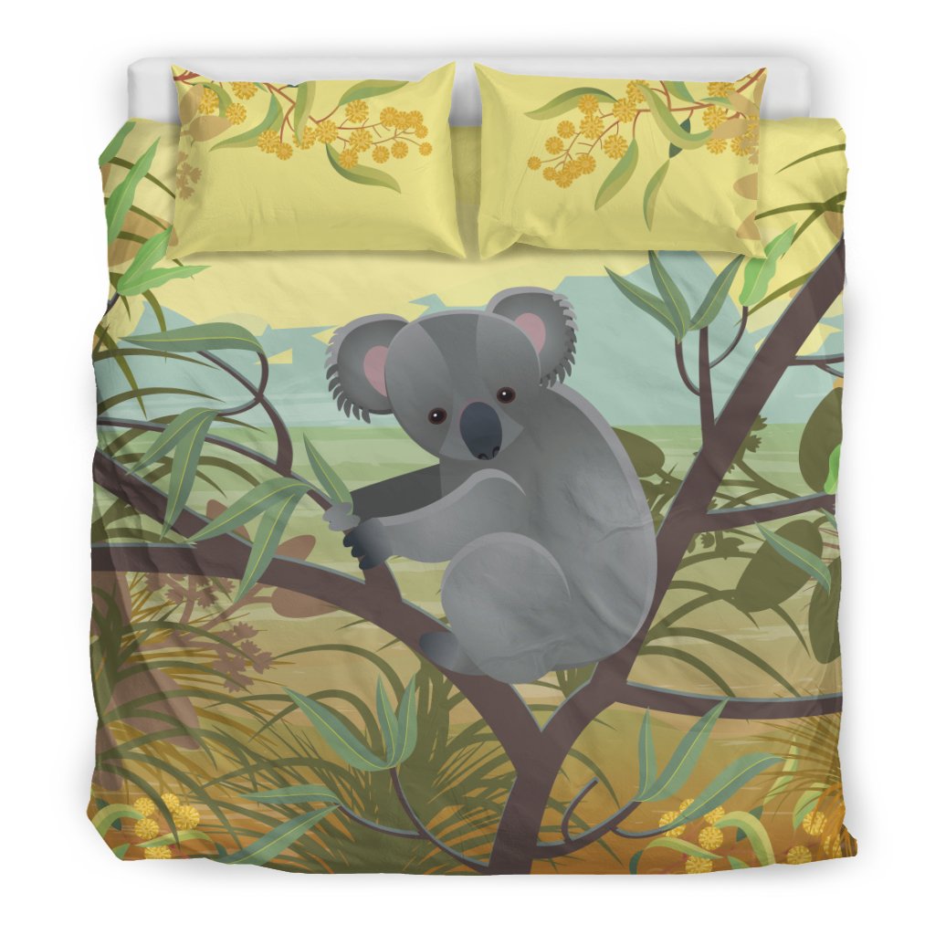 Australia Bedding Sets - Koala Bed Painting Landscape Art Sets - Vibe Hoodie Shop