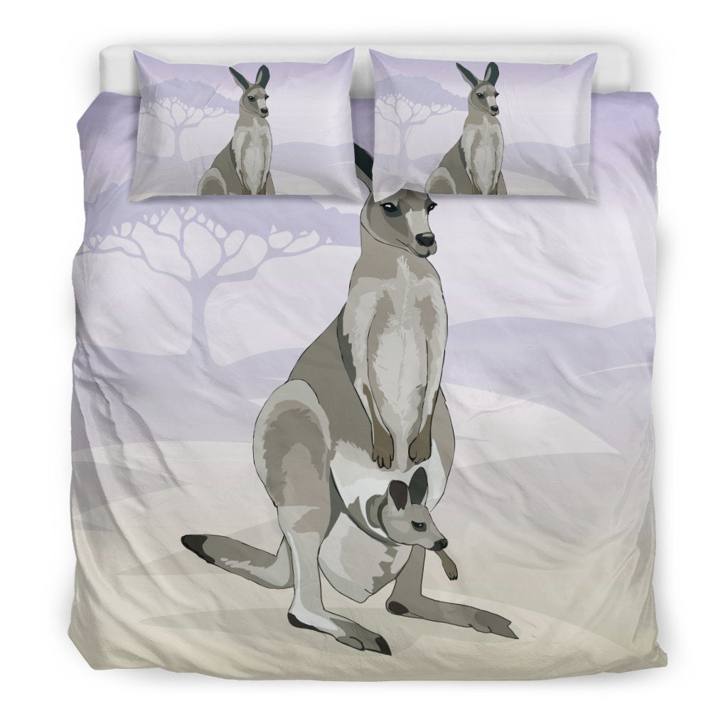 Bedding Sets - Kangaroo Bed Family Landscape Art Sets - Vibe Hoodie Shop