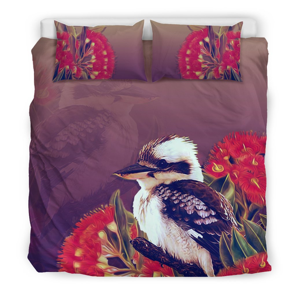 Bedding Sets - Kookaburra Bed Waratah Flower Sets - Vibe Hoodie Shop