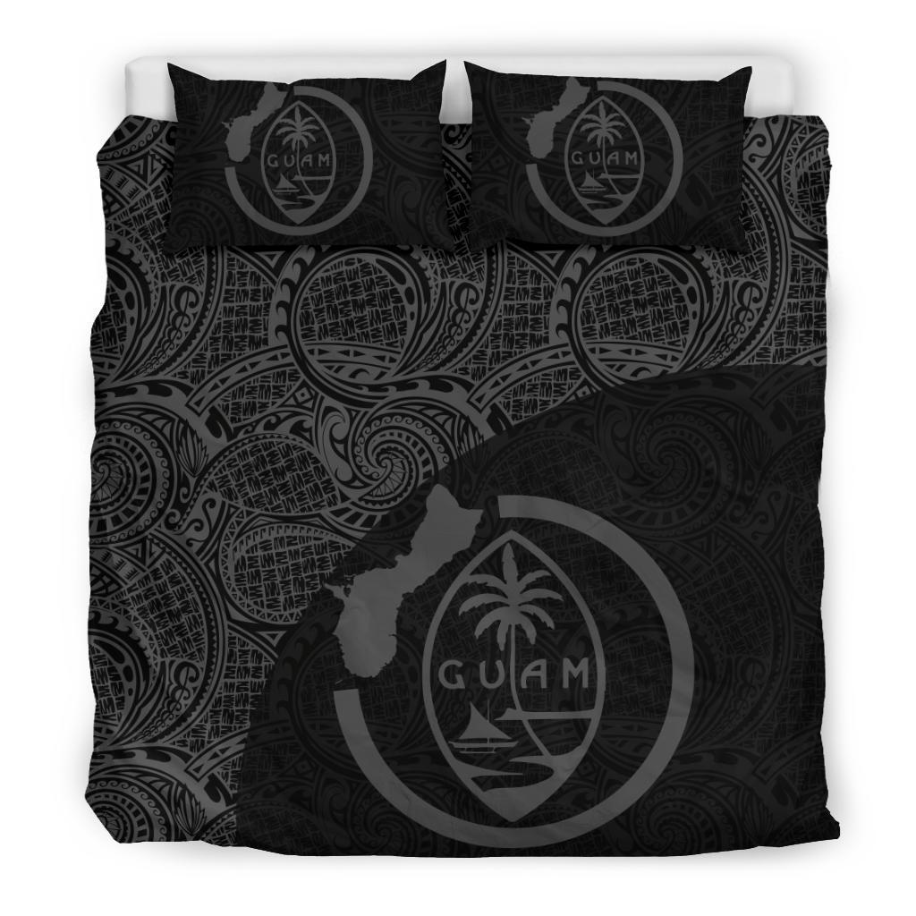 Guam Bedding Set Coat Of Arm Map Polynesian 10 - Vibe Hoodie Shop