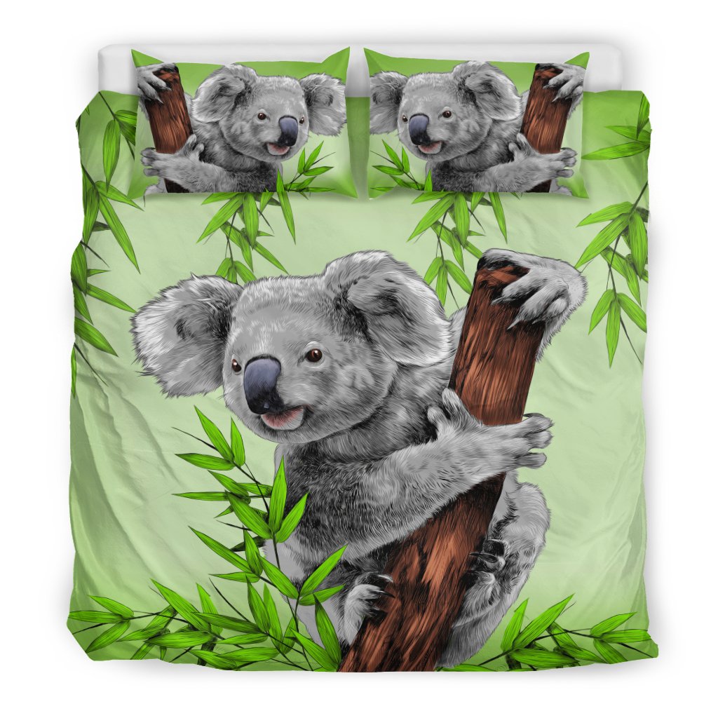 Bedding Sets - Koala Bed Happy In Tree Painting Sets - Vibe Hoodie Shop