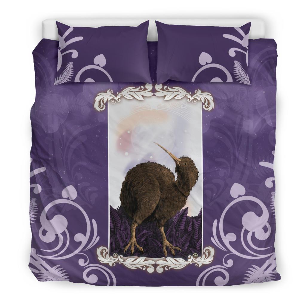 New Zealand Bedding Set, Kiwi Bird Duvet Cover And Pillow Case - Vibe Hoodie Shop