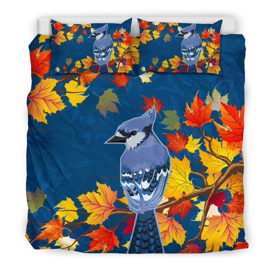 Canada - Jay Bird Maple Leaves Bedding Set - Vibe Hoodie Shop