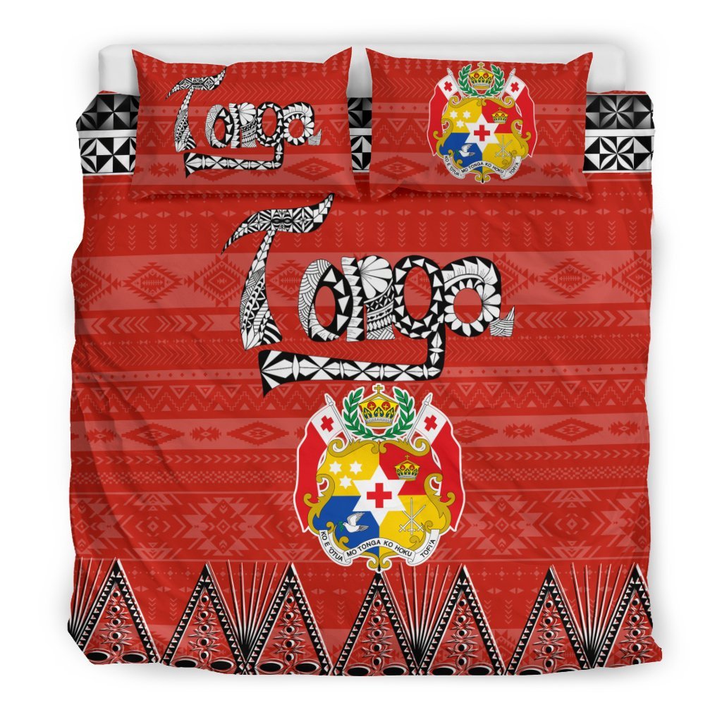 Coat Of Arms Tonga Bedding Set - Vibe Hoodie Shop