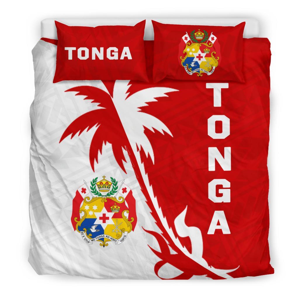 Tonga Coconut Tree Bedding Set - Vibe Hoodie Shop