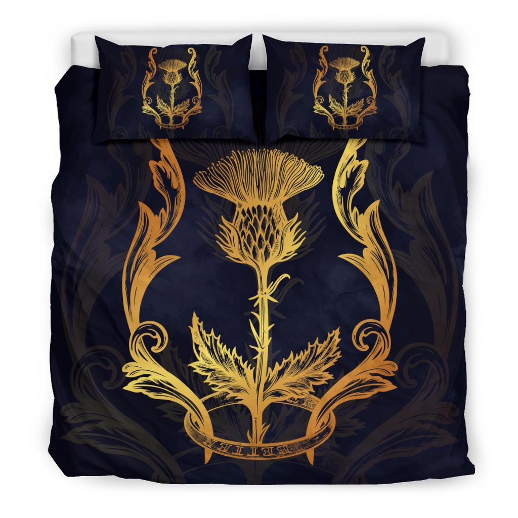 Scotland Bedding Sets Thistle Golden Light - Vibe Hoodie Shop