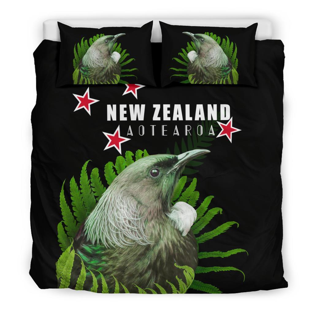 New Zealand Bedding Set, Tui Bird Duvet Cover And Pillow Case - Vibe Hoodie Shop