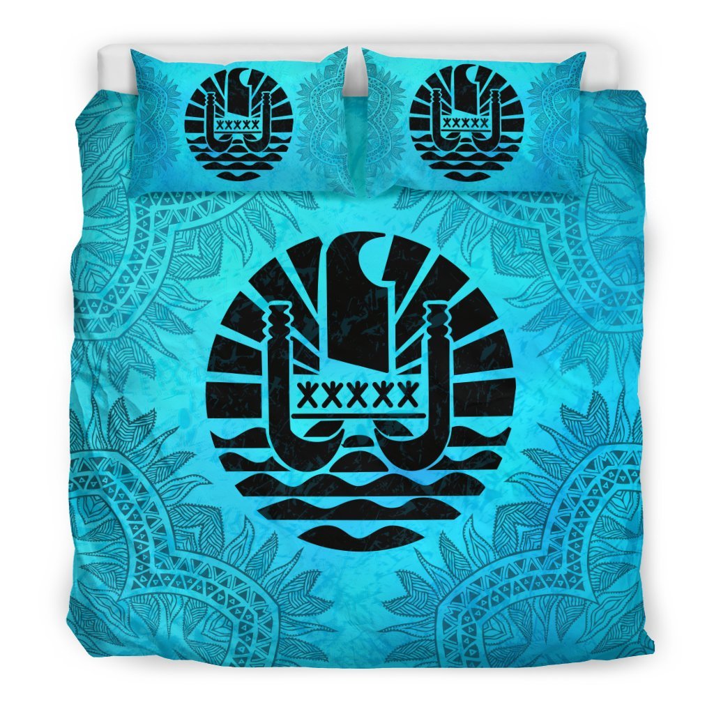 Tahiti Turquoise Bedding Set - Vibe Hoodie Shop