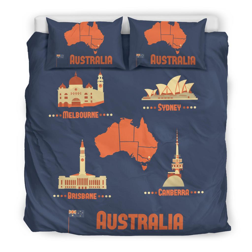 Bedding Sets - Famous City Bed Australia Sets - Vibe Hoodie Shop