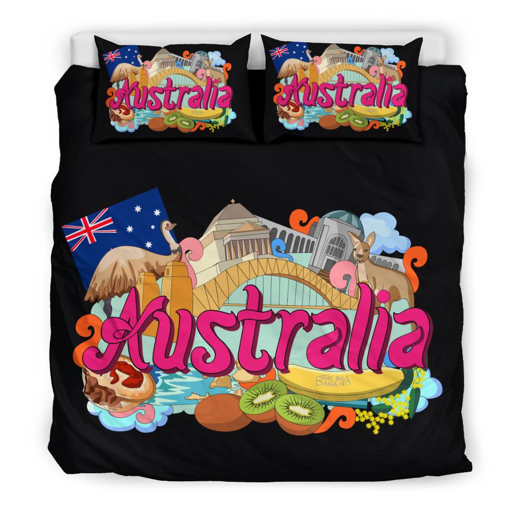 Bedding Sets - Architecture and Culture Bed Australia Symbol Sets - Vibe Hoodie Shop