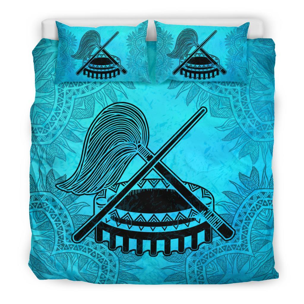 American Samoa Turquoise Bedding Set - Vibe Hoodie Shop