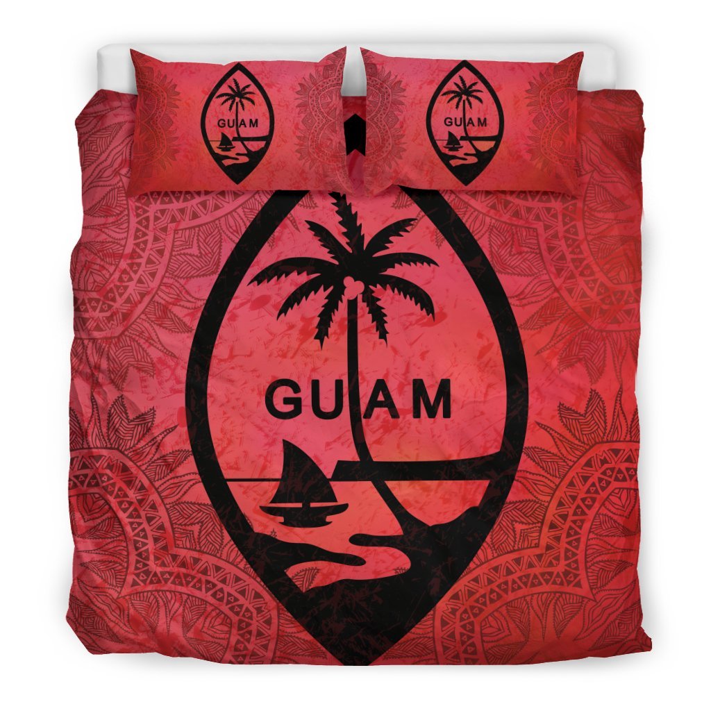 Guam Red Bedding Set - Vibe Hoodie Shop